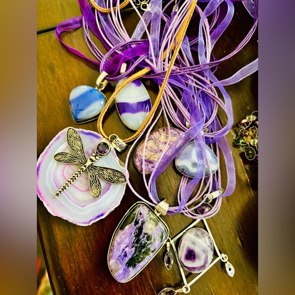 Purr Pal Lovers We Have Your Favorites Right Here ! Assorted Purple Jewelry 💟☪️ - Picture 16 of 16